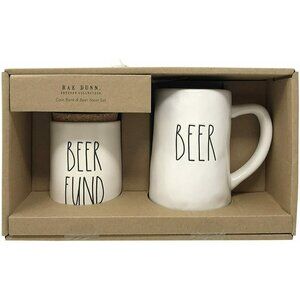 New Rae Dunn Magenta Beer Mug Beer Fund Set Farmho